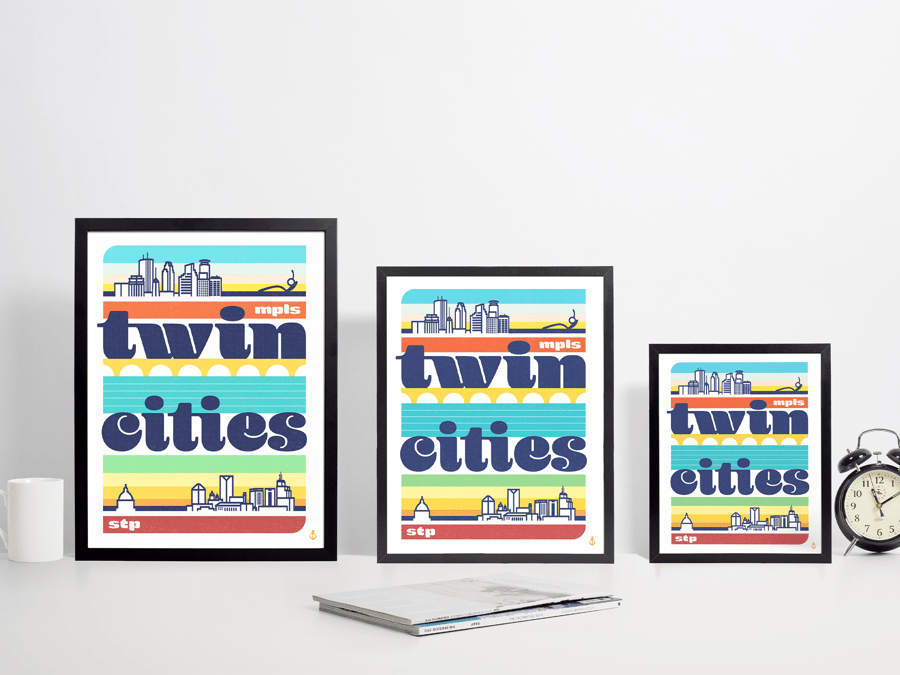 Image of Twin Cities Retro Lettering