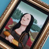 Mona Lisa Polymer Painting 