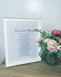 Image 1 of Framed personalised rhyme