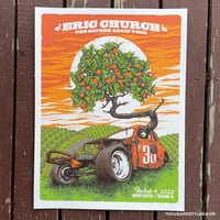 Image 2 of Eric Church - Official Gig Poster 3.4.22 Orlando