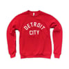 Detroit City Fleece Sweatshirt (Red)