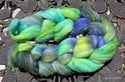 Mermaids Space Dyed Targhee Bamboo Silk 4 ounces - ON SALE