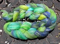 Image 5 of Mermaids Space Dyed Targhee Bamboo Silk 4 ounces - ON SALE