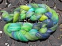 Mermaids Space Dyed Targhee Bamboo Silk 4 ounces - ON SALE