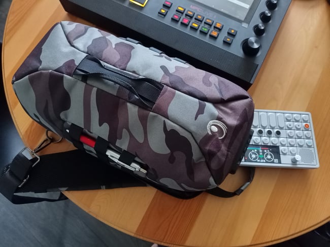 HYBRID SLING™ - Security Bag - Grey Camo - Smell Proof | RFID Blocking