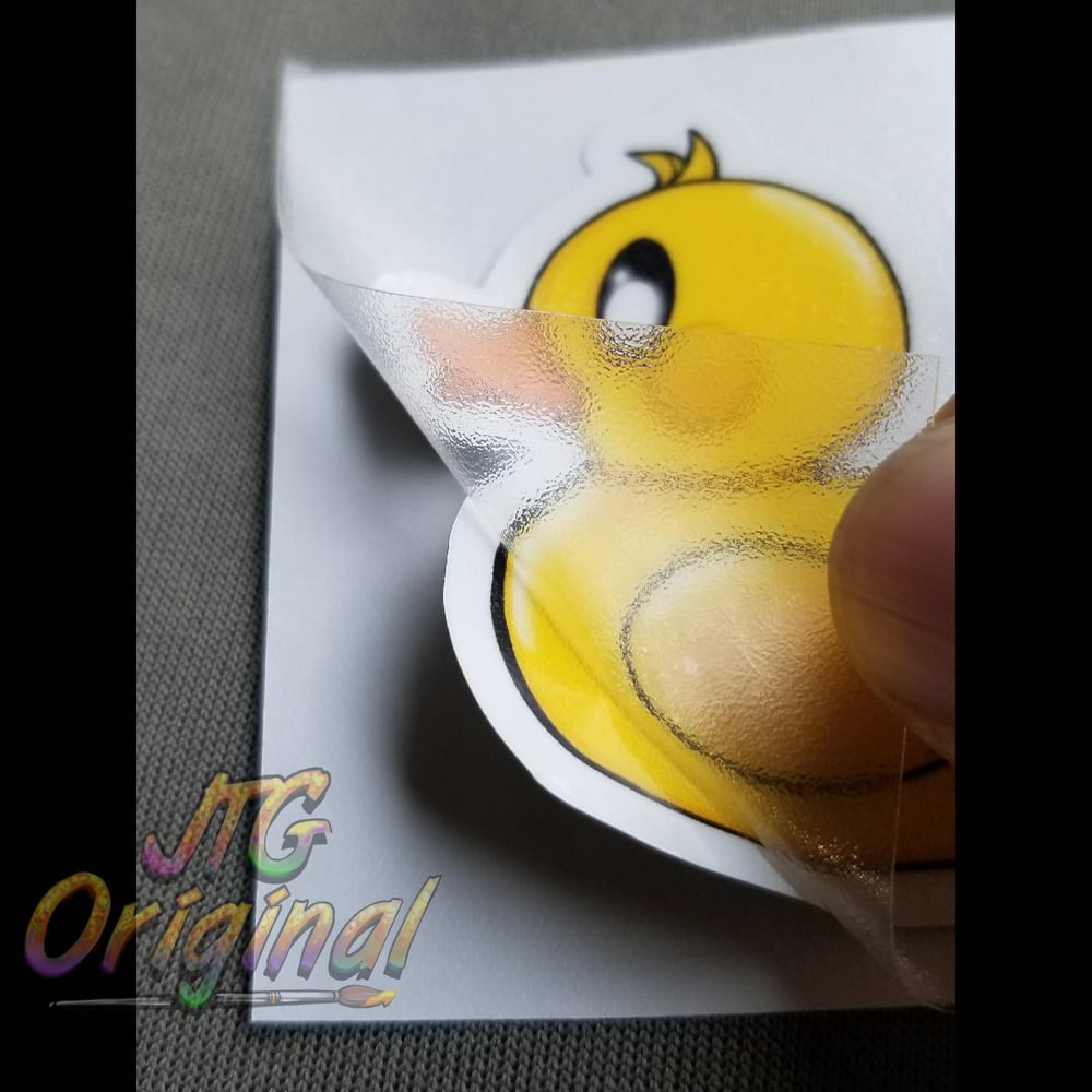 "Duck Duck Micro" 6" Waterproof Stickers