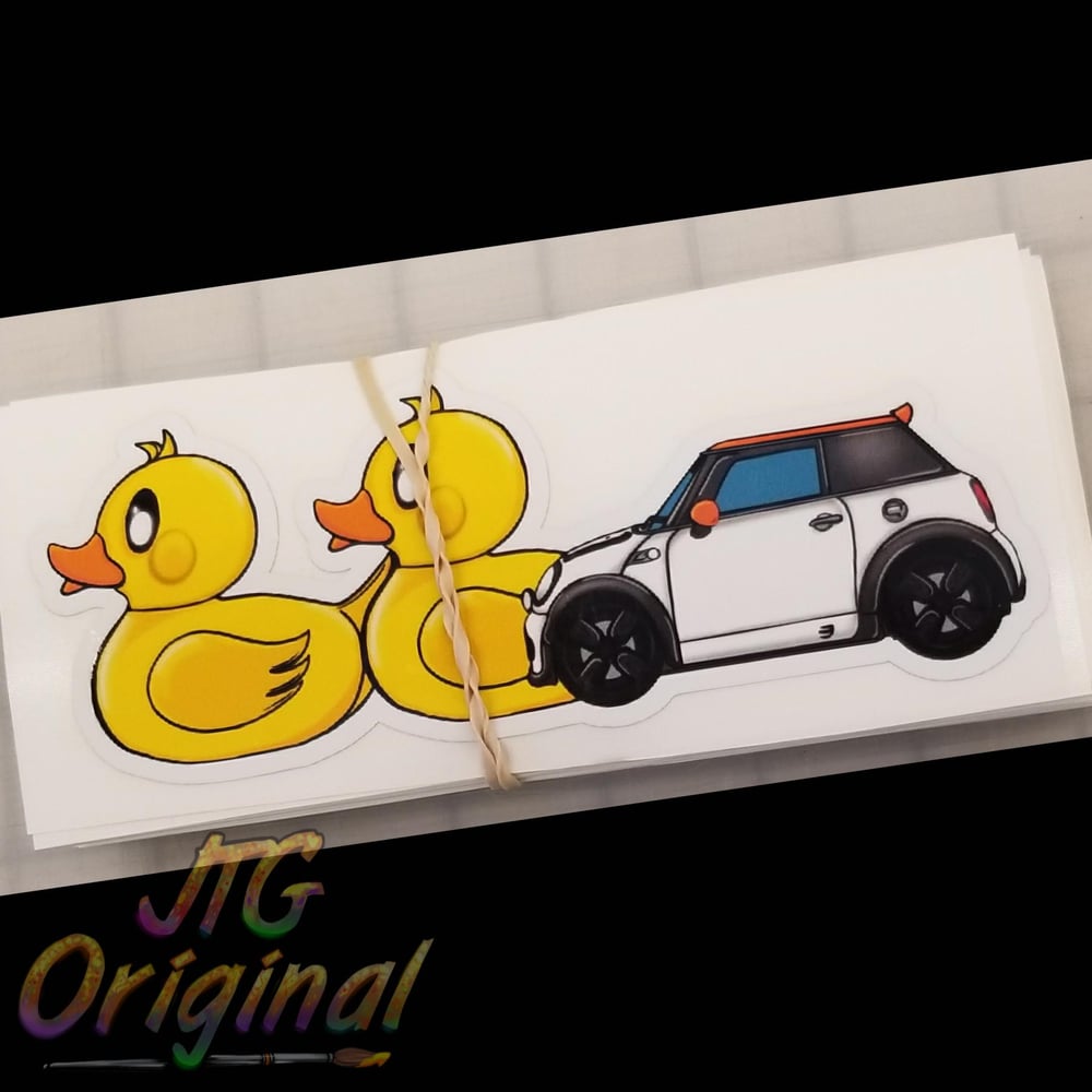 "Duck Duck Micro" 6" Waterproof Stickers