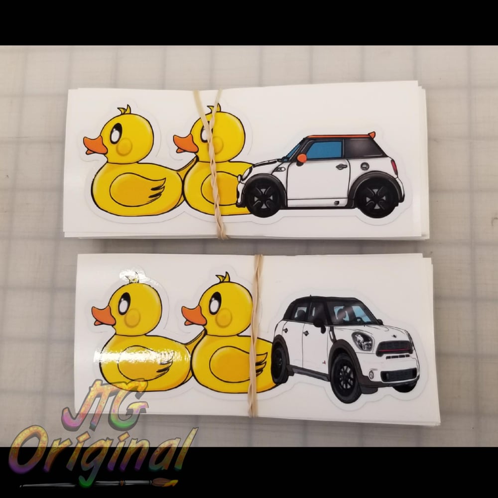 "Duck Duck Micro" 6" Waterproof Stickers