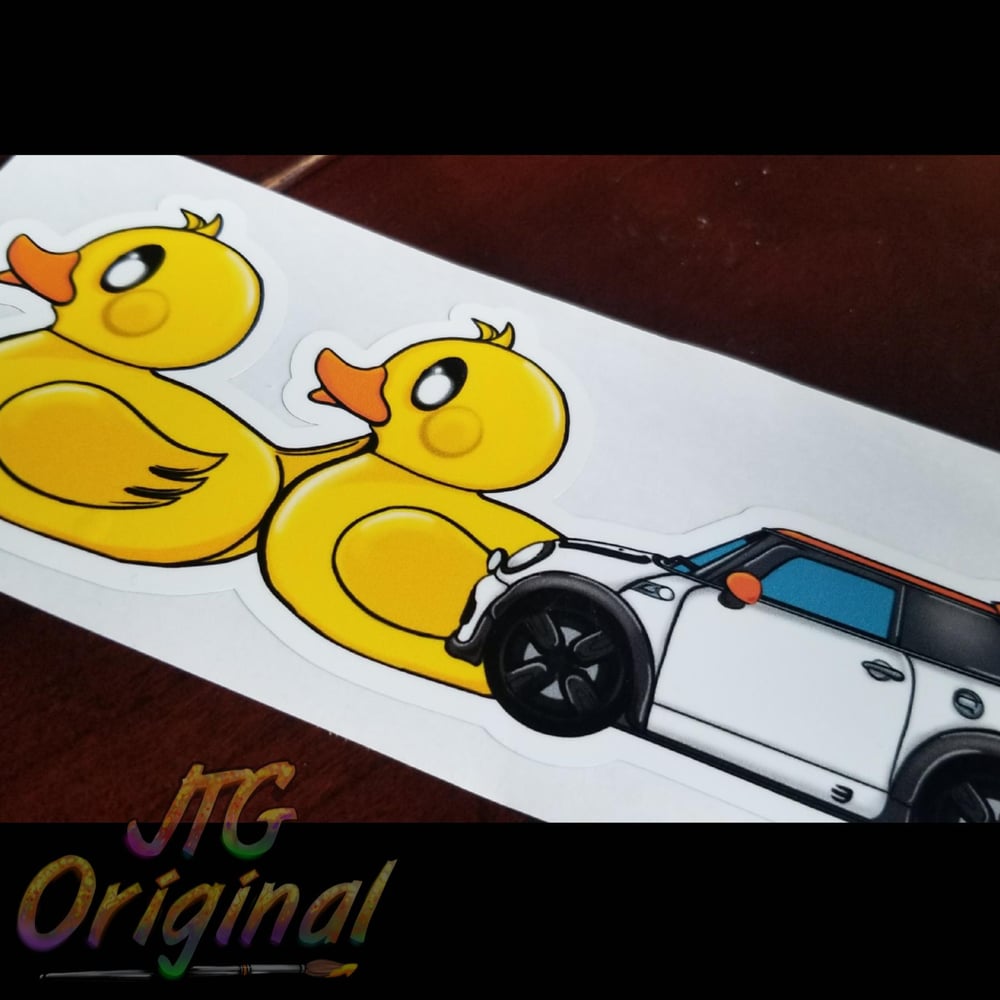 "Duck Duck Micro" 6" Waterproof Stickers