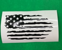 Distressed Flag - Solid Flag 5.5"x 3"