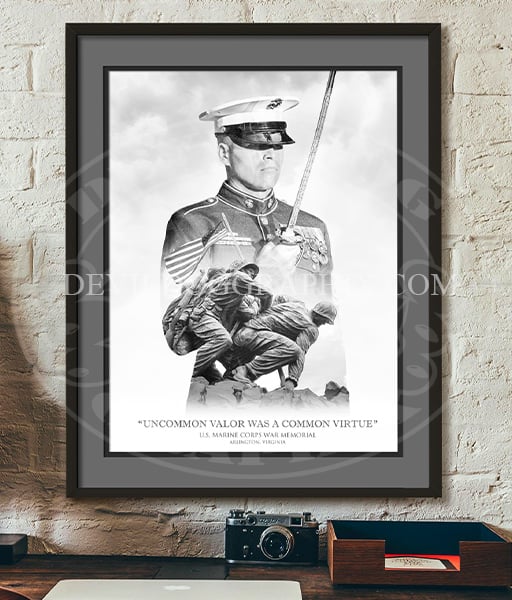 Image of USMC War Memorial Graphic Print