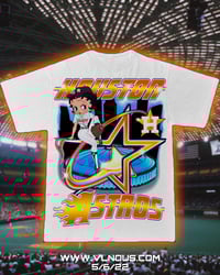 Image 1 of Betty Boop Astros (White)
