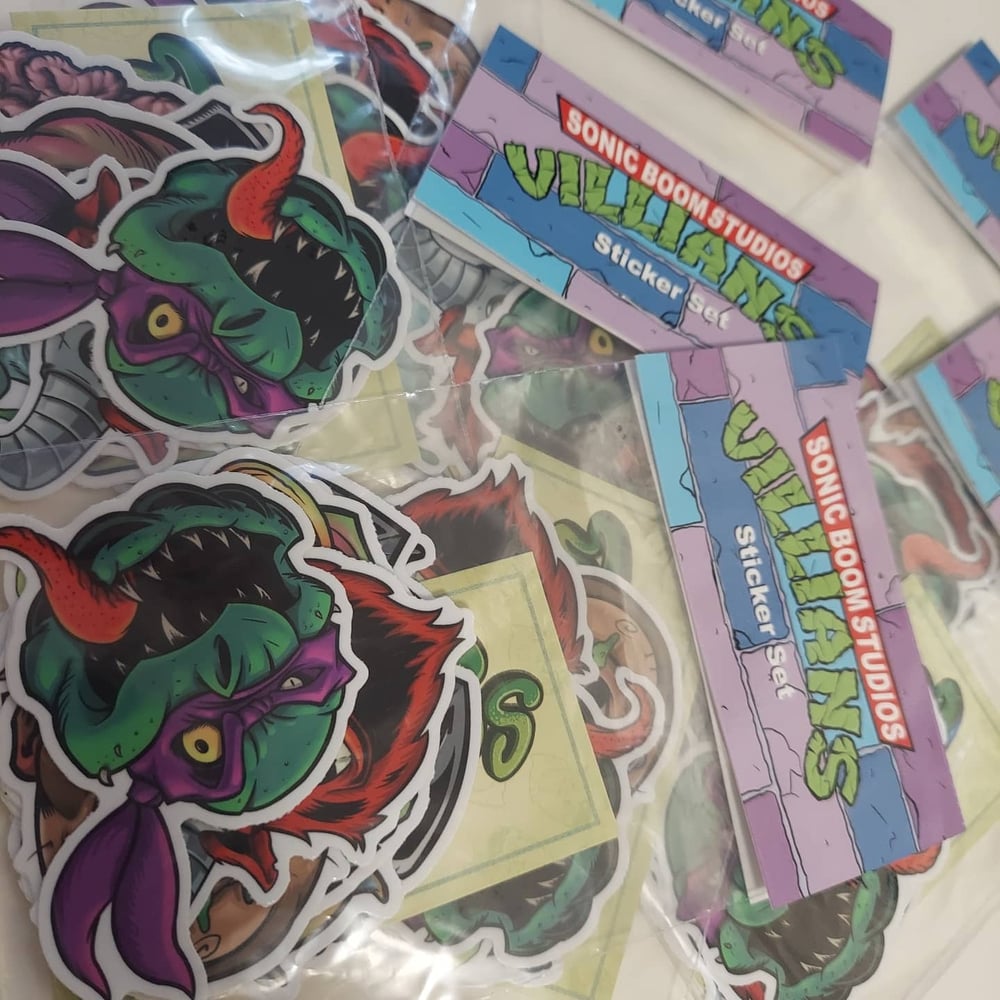 Teenage Mutant Ninja Turtles Villains Sticker set