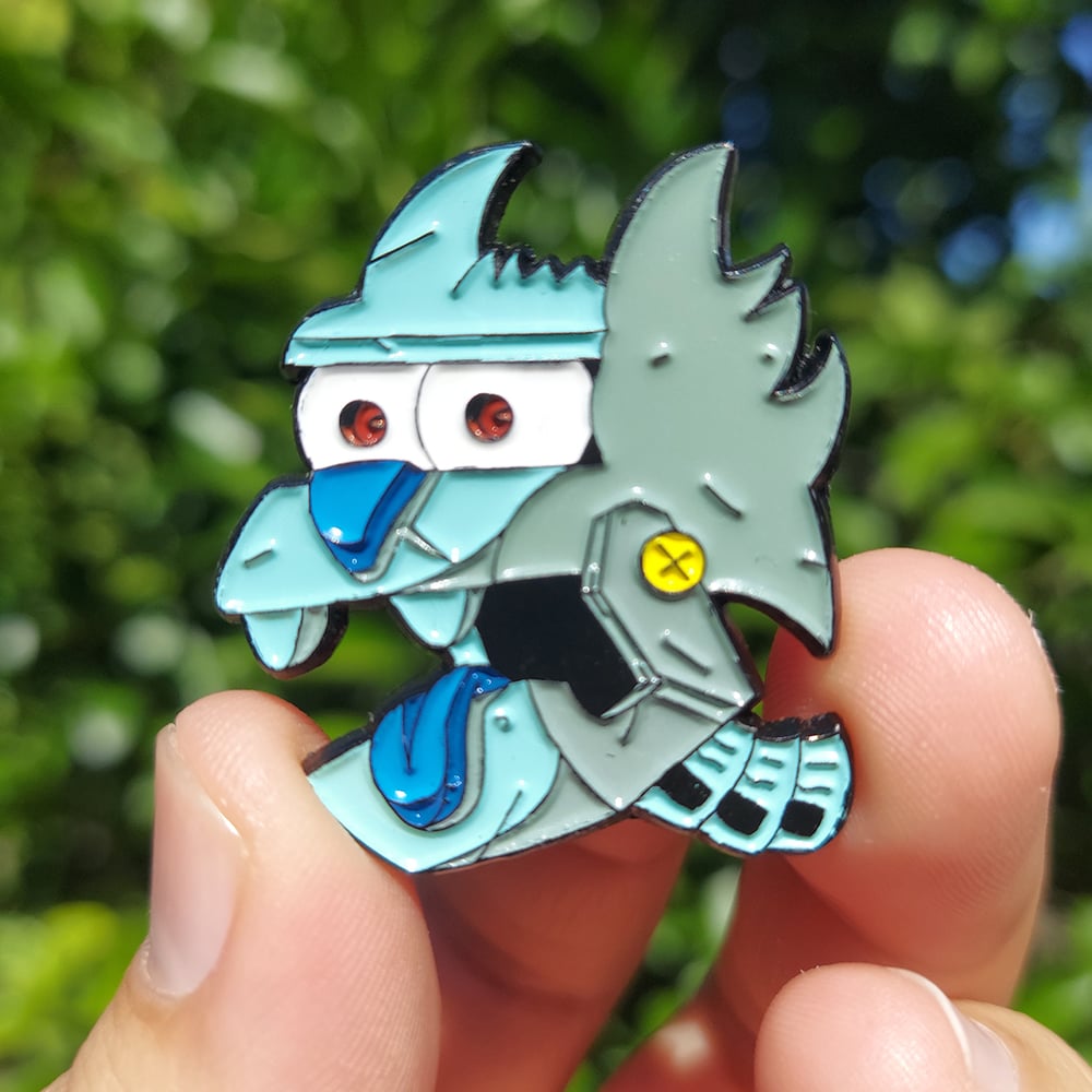 Simpsons Robot Scratchy Enamel Pin