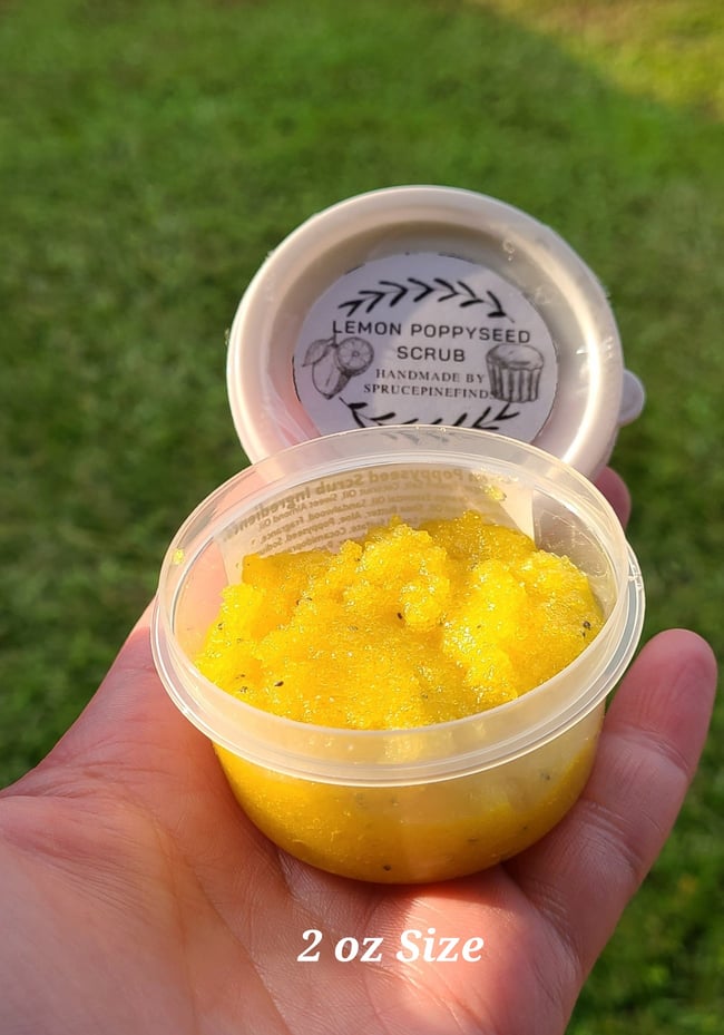 Lemon Poppyseed Exfoliating Body Scrub