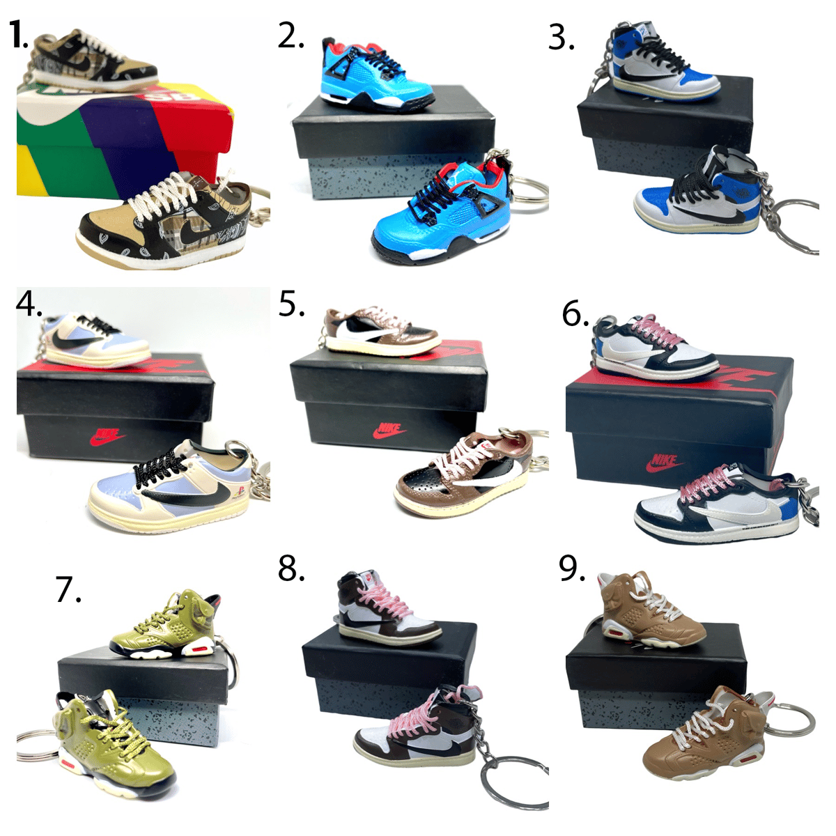 mini travis scott shoes