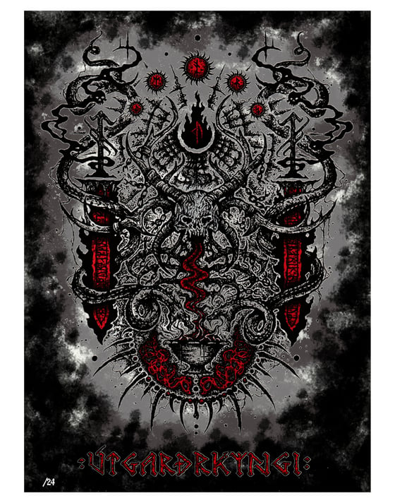 Image of : Útgarðrkyngi : Limited Edition Print : 