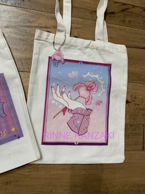 Image of Original Canvas Totes (+charms included with some designs)