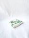 Image of 70) THE 'O' IMPRINT - TWO TONE - SIZE S - OFFWHITE & GREEN