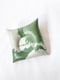 Image of 71) THE 'O' IMPRINT - TWO TONE - SIZE S - OFFWHITE & GREEN