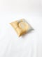 Image of 73) THE 'O' IMPRINT - TWO TONE - SIZE S - LIGHT GREY & MUSTARD