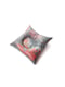 Image of 74) THE 'O' IMPRINT - TWO TONE - SIZE S - MARBLED CHARCOAL & RED