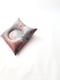 Image of 74) THE 'O' IMPRINT - TWO TONE - SIZE S - MARBLED CHARCOAL & RED