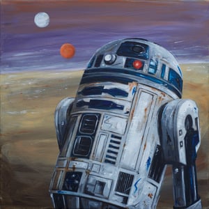 Image of DROID - ORIGINAL ACRYLIC PAINTING