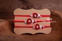 Image 2 of Christmas headband red