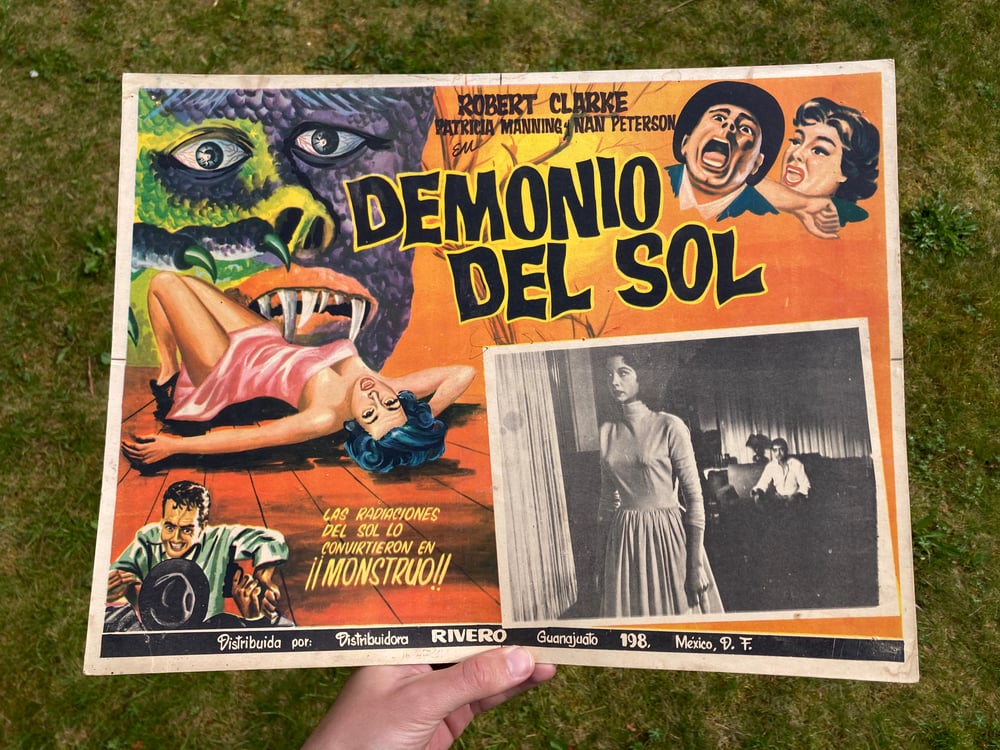 Image of Sun Demon Mexican lobby card 1959