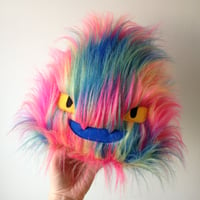 Image 1 of Medium “imagine what I could have done with your eyes” demon Calcifer plushie  - made to order