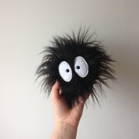 Image 2 of small soot sprite plushie - spirited away - studio ghibli  - made to order