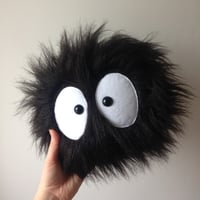 Image 2 of Medium soot sprite plushie - spirited away - made to order