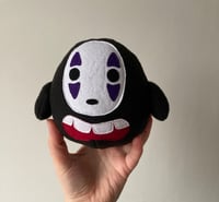 Image 1 of small no face spirit plushie - spirited away - made to order