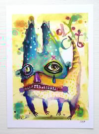 A5 print "Holy cat" 