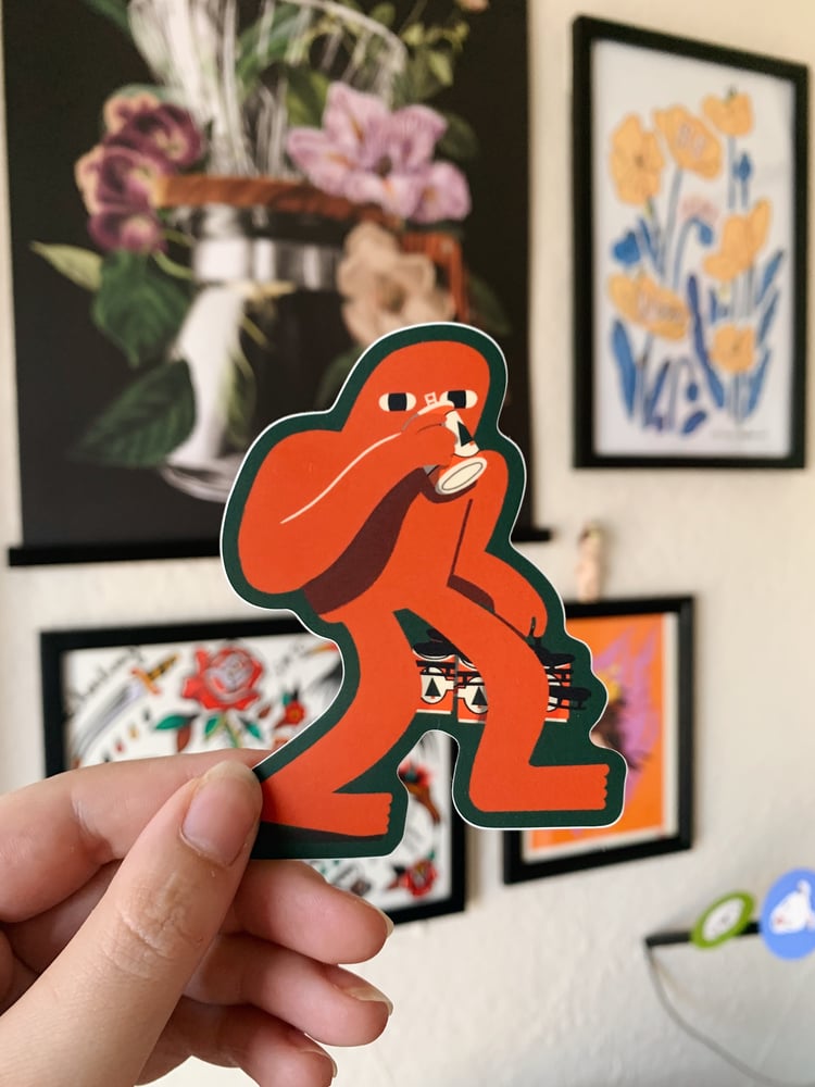 Image of Bigfoot matte sticker 