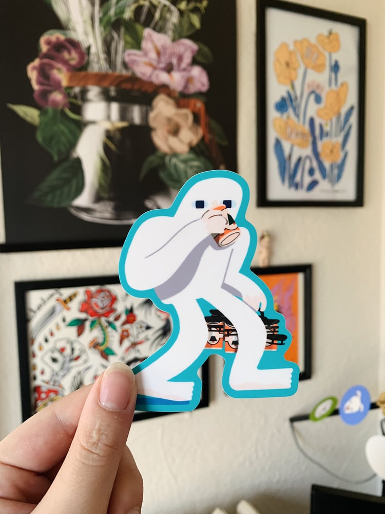 Image of Yeti matte sticker 