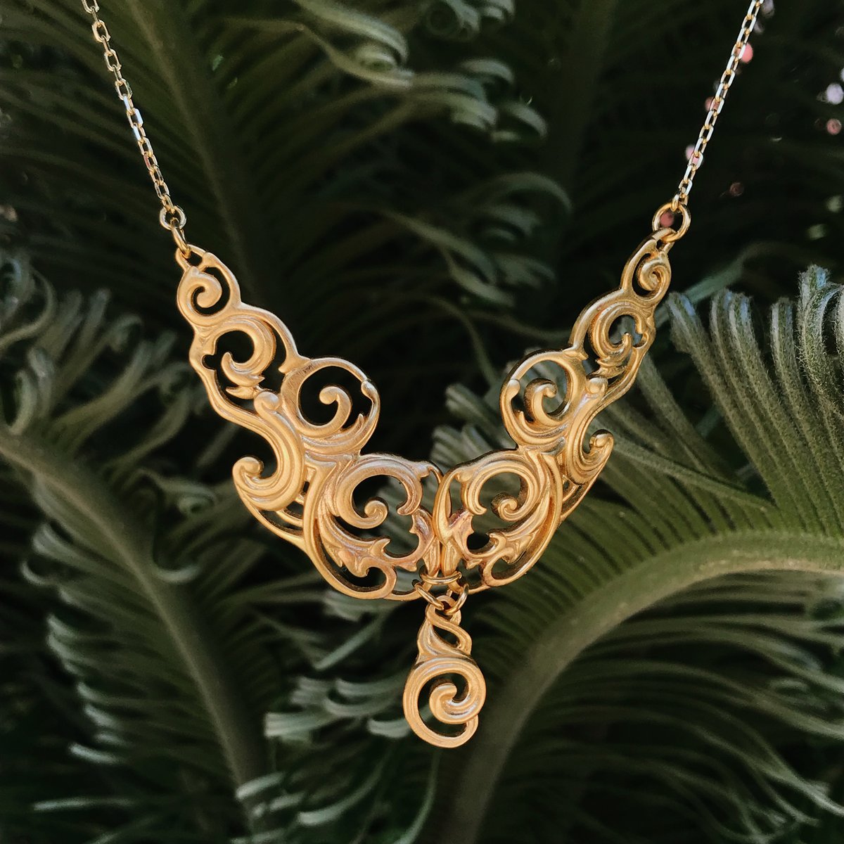 【honkyo】Baroque Studded Necklace NuagesBaroque_Necklace_Tropica