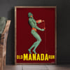 Old Manada Rum | 1938 | Vintage Ads | Wall Art Print | Vintage Poster