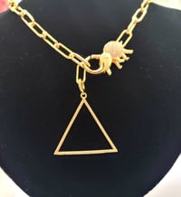Image 1 of Open Pyramid Necklace