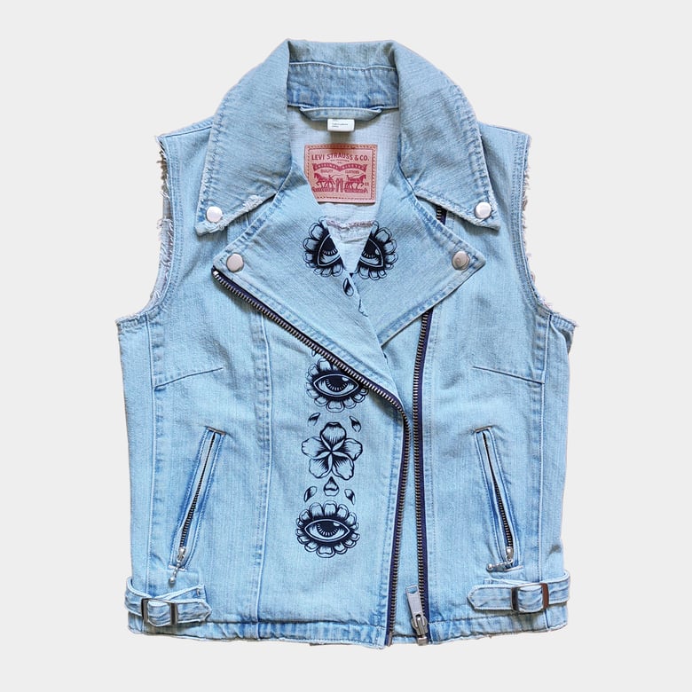 Image of Levis Flowery Gilet Chiodo