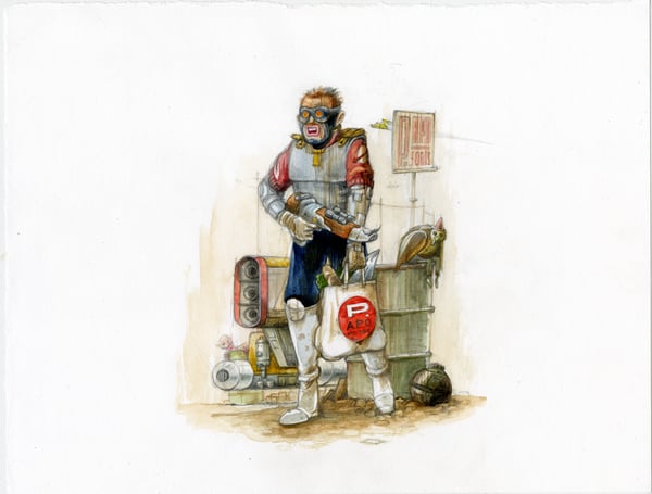 Image of P-APO - Shotty (watercolors)