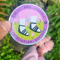 Image 2 of Socks & Sandals Sticker 