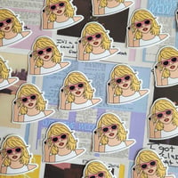 Image 3 of 1989 Face Sunglasses Stickers 