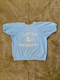 Image 2 of SUNFADED LOYOLA UNIVERSITY SHORT SLEEVE SWEATSHIRT