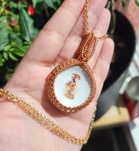 Image 1 of Copper Porcelain Pendant 