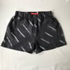 THE HICKS SHORT Dash Pattern in Black
