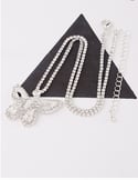 Crystal Butterfly Fashion Necklace 