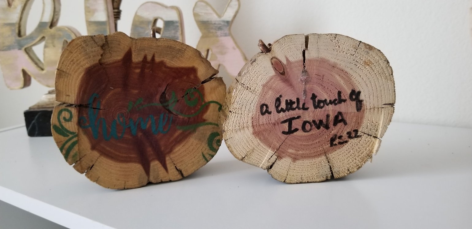 Image of Cedar Wood Sign Rounds -small