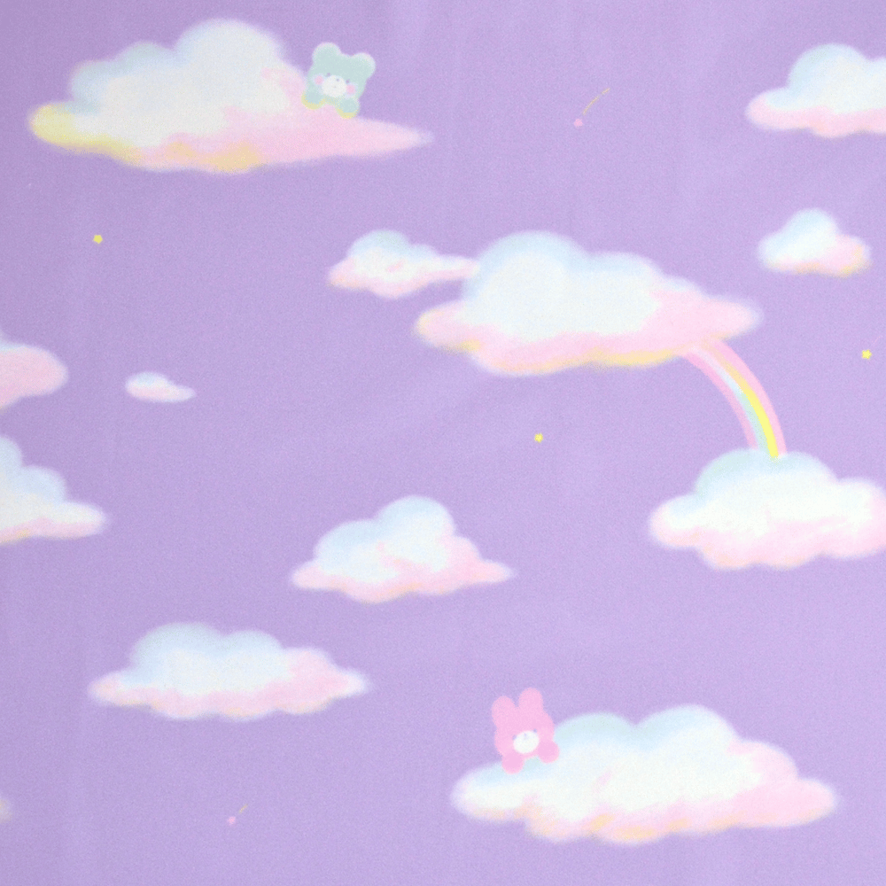 Fluffy Rainbow JSK: Lavender